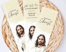 Load image into Gallery viewer, Look unto Me in Every Thought 2025 LDS Youth Theme Bookmarks