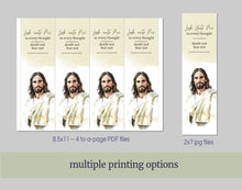 Load image into Gallery viewer, Look unto Me in Every Thought 2025 LDS Youth Theme Bookmarks