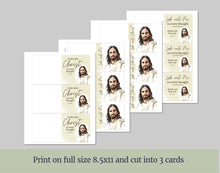 Load image into Gallery viewer, Look unto Me in Every Thought 2025 LDS Youth Theme Mini Cards for Young Women