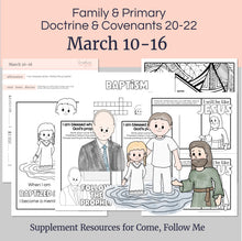Load image into Gallery viewer, Simplify your Primary prep with weekly kits designed to captivate and teach gospel truths.
March 10-16
"The Rise of the Church of Christ"
Doctrine and Covenants 20-22
Lesson helps for come follow me, home centered lessons, teaching in the home, lds families, lds primary lessons