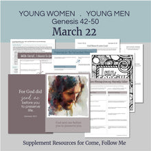 Load image into Gallery viewer, March BUNDLE | LDS Come, Follow Me Youth Lesson Outlines for Home and Church | 5 Lesson Plans