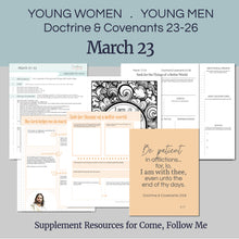 Load image into Gallery viewer, Help your teens see the gospel as more than just lessons—it’s their guide to joy, purpose, and action.
March 17-23
D&C 20-22
Seek for Things of a Better World
Lesson helps for LDS young women, young men, LDS youth leaders
