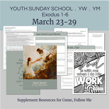 Load image into Gallery viewer, March BUNDLE | LDS Come, Follow Me Youth Lesson Outlines for Home and Church | 5 Lesson Plans