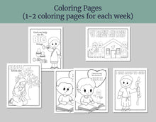 Load image into Gallery viewer, May Full MONTH NURSERY Lesson Helps (5 Lessons) Come Follow Me for Toddlers