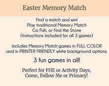 Load image into Gallery viewer, Christ-centered Easter Memory Match Game - He Is Risen Easter Activity