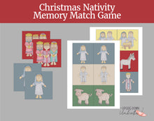 Load image into Gallery viewer, Christmas Memory printable card game for christian children, latter-day saint kids, primary