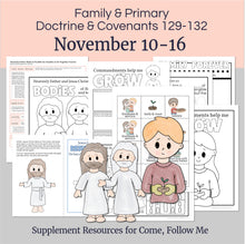 Load image into Gallery viewer, November BUNDLE Lesson Helps for Home & Church | Primary Come Follow Me 2025 | 5 Weeks of Lesson Helps | CFM for Families (BUNDLE Savings!)