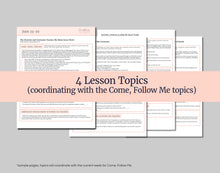 Load image into Gallery viewer, November 10-16 Primary Lesson for Come Follow Me 2025 | Home, Church | D&C 129-32 “I Have Seen Your Sacrifices in Obedience"