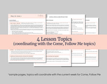 Load image into Gallery viewer, November 17-23 Primary Lesson for Come Follow Me 2025 | Home, Church | D&C 133-134 “Prepare...Coming of the Bridegroom”