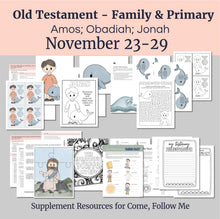 Load image into Gallery viewer, November 23-29 | Come Follow Me Primary Lesson Help | “Seek the Lord, and Ye Shall Live” | Jonah and the Whale