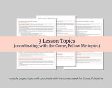 Load image into Gallery viewer, November 3-9 Primary Lesson Outline for Come Follow Me 2025 | Home and Church | D&C 125-28 “A Voice of Gladness for the Living and the Dead”