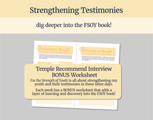 Load image into Gallery viewer, November Week 4 | LDS Young Women Lesson Helps | For Strength of Youth | Covenant Daughter | YW FSY | November 22