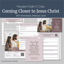 Load image into Gallery viewer, Study kit and lesson plan for President Oaks talk from February 10 2026 at BYU devotional, lesson outline, study plan, handouts, slideshow, powerpoint, handouts, for personal study or RS lesson , class discussion questions