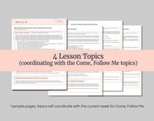 Load image into Gallery viewer, October 20-26 Primary Lesson Plan for Come Follow Me 2025 | Home and Church | D&C 121-123 "O God, Where Art Thou?"