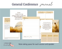 Load image into Gallery viewer, diario de conferencia general octubre 2025 | *SPANISH* General Conference Journal October 2025