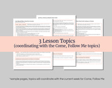 Load image into Gallery viewer, October 27 - November 2 Primary Lesson Plan for Come Follow Me 2025