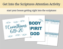 Load image into Gallery viewer, October Week 1 | LDS Young Women Lesson Helps | For Strength of Youth | My Body Is Sacred | YW FSY Outline