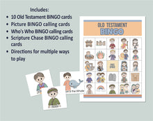 Load image into Gallery viewer, Old Testament Bible BINGO Game