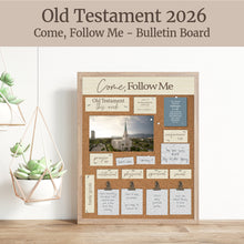 Load image into Gallery viewer, Come Follow Me AND Children and Youth FAMILY Bulletin Board - Old Testament 2026 | Come, Follow Me Helps for LDS Families and Youth