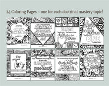 Load image into Gallery viewer, Seminary Doctrinal Mastery Coloring Pages for Old Testament 2026