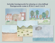 Load image into Gallery viewer, Old Testament Scripture Pals | Bible Story Cut Outs Playset (Set #1: Genesis 1-50)