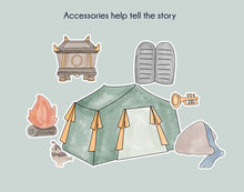 Load image into Gallery viewer, Bible Story Character Cutouts | Old Testament Scripture Pals | (Set #2: Exodus-1 Samuel)