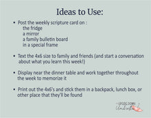 Load image into Gallery viewer, Come Follow Me 2026 - Old Testament Scripture Cards