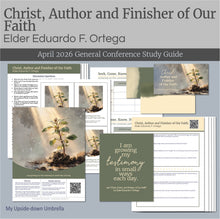 Load image into Gallery viewer, RS General Conference Lesson plan fo
Elder Eduardo F. Ortega - Christ—Author and Finisher of Our Faith-
April 2026 General Conference lesson outline for Relief Society
These Relief Society lesson helps include a lesson outline, Powerpoint slides, a study guide, image handouts, printables, discussion questions and suggestions for personal application to help you present a memorable RS lesson.