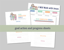 Load image into Gallery viewer, Primary Goal Setting Kit | 2026 - "I Will Walk with Jesus"