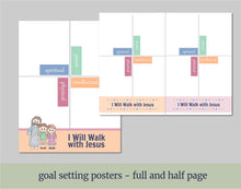 Load image into Gallery viewer, Primary Goal Setting Kit | 2026 - "I Will Walk with Jesus"