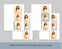 Load image into Gallery viewer, YW Mini Note Cards | Rejoice in Christ | Greeting Card for Young Women 2027 LDS Youth Theme | Philippians 4:4