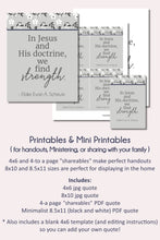 Load image into Gallery viewer, Trusting the Doctrine of Christ by Elder Evan A. Schmutz General Conference printable quotes