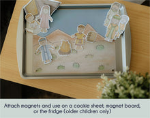 Load image into Gallery viewer, Old Testament Scripture Pals | Bible Story Cut Outs Playset (Set #1: Genesis 1-50)