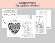 Load image into Gallery viewer, September 1-7 Primary Lesson Helps for Come Follow Me 2025 | Home and Church | D&C 94-97 "Salvation of Zion"