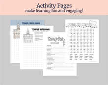 Load image into Gallery viewer, September 1-7 Primary Lesson Helps for Come Follow Me 2025 | Home and Church | D&C 94-97 "Salvation of Zion"