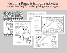 Load image into Gallery viewer, September 28-October 4 | Come Follow Me Primary Lesson | “Comfort Ye My People” | Keeping the Commandments, The Lord Will Not Forget Us
