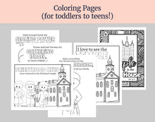 Load image into Gallery viewer, September 29-October 5 Primary Lesson Plan for Come Follow Me 2025 | Home and Church | D&C 109-110 "It Is Thy House
