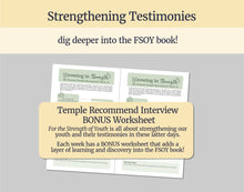 Load image into Gallery viewer, September 27 | LDS Young Women Lesson Helps | For Strength of Youth | Covenant Daughter: Emma Smith | YW FSY | September Week 4