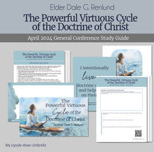 Load image into Gallery viewer, the powerful virtuous cycle of the doctrine of Christ by Elder Dale G. Renlund, april 2024 General Conference study guide and RS lesson helps, lesson outline, lesson handoutds