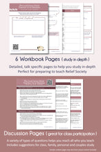 Load image into Gallery viewer, Relief Society Lesson handouts, lesson helps and outline, Slides, April 2023 General Conference The Lord Jesus Christ Teaches Us to Minister - Elder Juan A. Uced