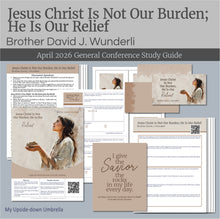 Load image into Gallery viewer, Lesson outline for Relief Society Teachers for
Brother David J. Wunderli - Jesus Christ Is Not Our Burden; He Is Our Relief - April 2026
These RS lesson helps include slides, a study guide, handouts, printables, class discussion questions and personal application items to help you present an engaging Relief Society lesson.