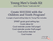 Load image into Gallery viewer, 2025 LDS Youth Theme - Look unto Me in Every Thought | YM Goals Ideas