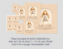 Load image into Gallery viewer, YW Class Names Posters and Handouts with Affirmations | Rejoice in Christ 2027 | Builders of Faith, Messengers of Hope, Gatherers of Light