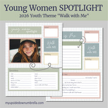 Load image into Gallery viewer, Walk with Me YW Spotlight | Get to Know You | Young Women 2026 LDS Youth Theme