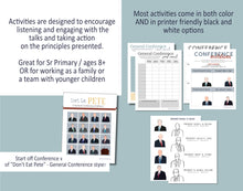 Load image into Gallery viewer, General Conference Activities Kit