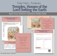 Load image into Gallery viewer, RS Lesson outline and helps for Relief Society Teachers Temples, Houses of the Lord Dotting the Earth by Elder Neil L. Andersen April 2024 General Conference