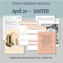 Load image into Gallery viewer, April BUNDLE | YOUTH Come, Follow Me Helps for Home and Church