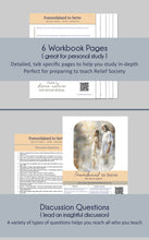 Load image into Gallery viewer, study guide and lesson helps for Relief Society, RS handouts and slides - Foreordained to Serve, Elder Steven R. Bangerter April 2024 General Conference