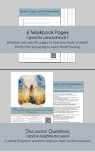 Load image into Gallery viewer, STudy guide, slides, lesson outline, handouts and discussion questions for relief society and elders quorum lessons - miracles, angels and priesthood power by elder shayne m bowen april 2024 general conference lesson helps