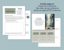 Load image into Gallery viewer, General Conference Notebook for Young Men - (undated, use for any conference!)